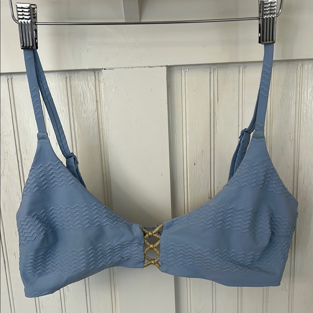 AE blue bikini top
